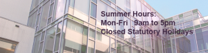Intersession / Summer Hours