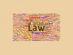 Words in Allard School of Law Faculty Publication Titles in 2017