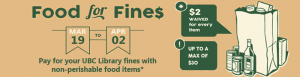Food for Fines 2018 Runs from March 19 Until April 2
