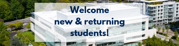 Welcome New & Returning Students