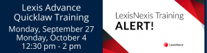 Lexis Advance Quicklaw Training