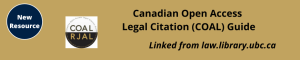 New Canadian Open Access Legal Citation (COAL) Guide